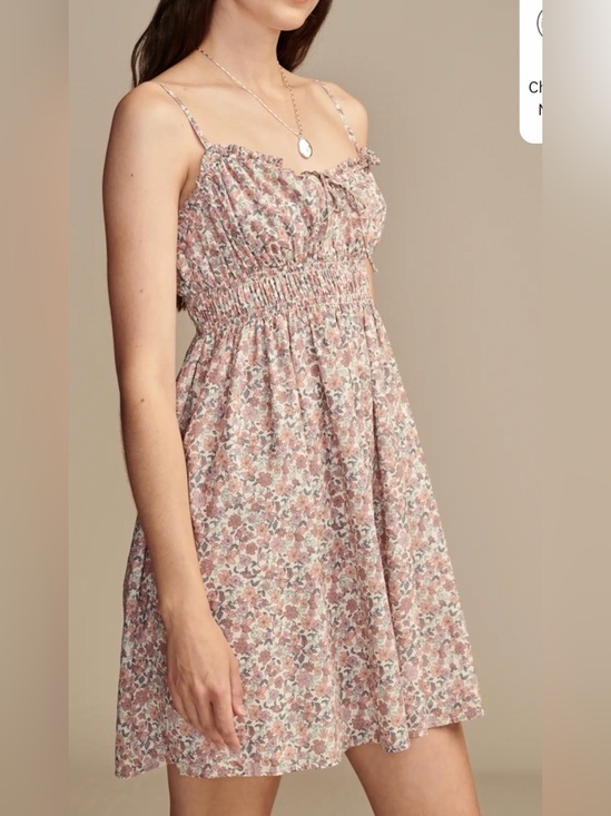 Lucky Brand Dresses & Skirts - NWT Lucky Brand Printed Smocked Sweetheart Mini